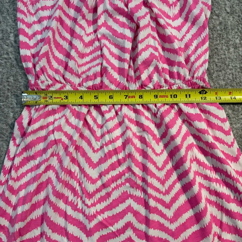 Lilly Pulitzer Women’s Strapless Mini Dress Windsor Zebron Size S Pink White - Picture 7 of 8